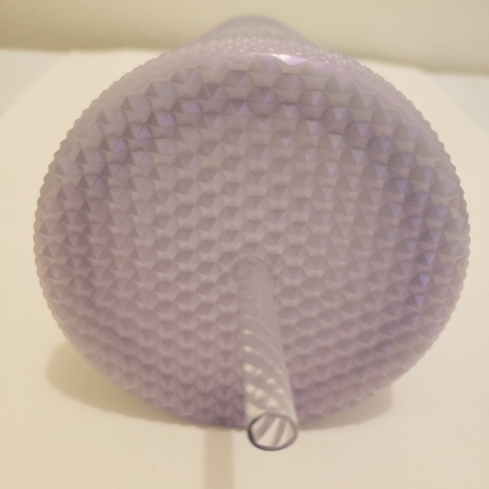 Starbucks Icy White Lilac Diamond Studded Tumbler Holiday 2021 NEW Venti… - Picture 5 of 8